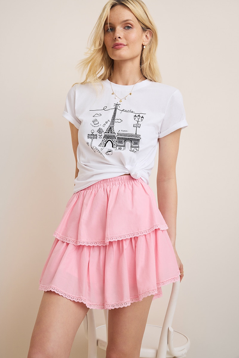 Vanessa Paris Graphic Tee | Francesca's