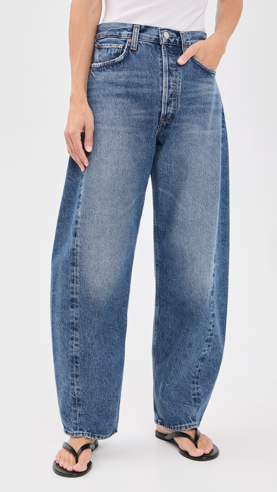 Shopbop | AGOLDE Petite Luna Pieced Jeans | Shopbop — shop this pick from Emily's edit