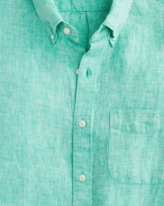 Short-sleeve Baird McNutt Irish linen shirt | J. Crew US