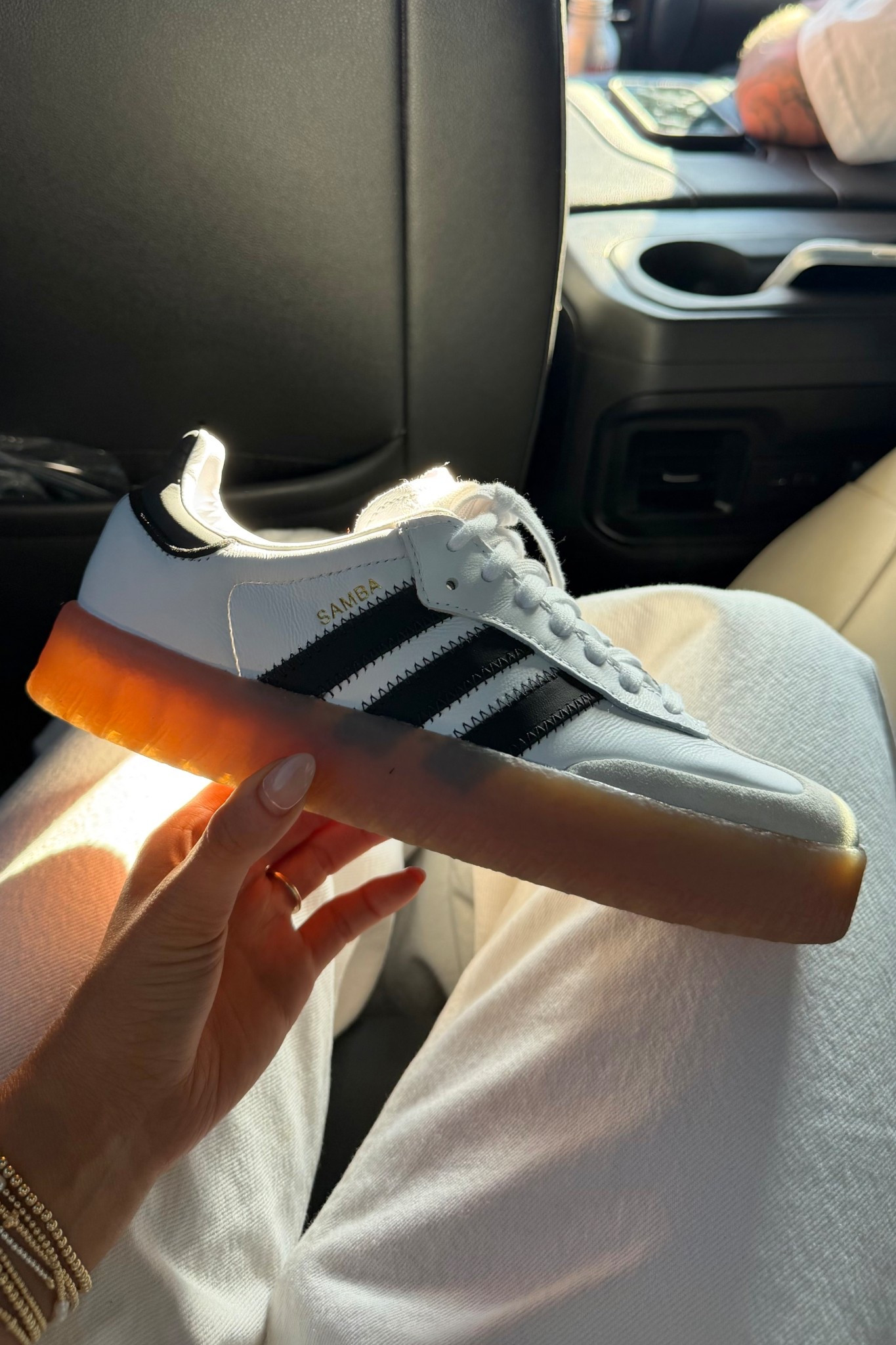 comfy sneakers, true to size if anything size down half a size  