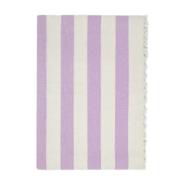 Milos Tablecloth, Lilac x White | The Avenue