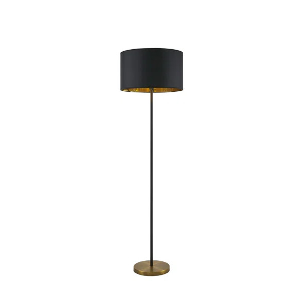 Martha Stewart Hunts Black Metal Floor Lamp | Wayfair North America