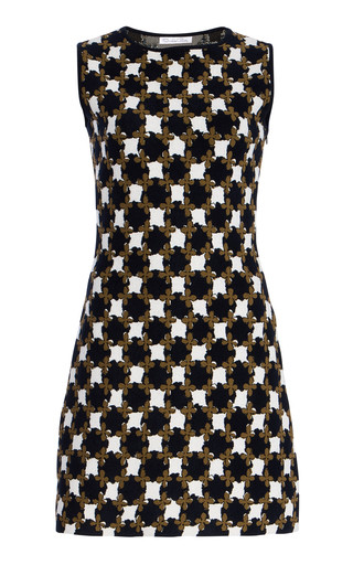 Knit Velvet Jacquard Mini Dress | Moda Operandi (Global)