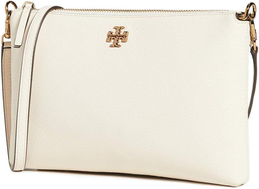 Tory Burch Women's Mercer Pebbled Wallet Crossbody | Amazon (US)