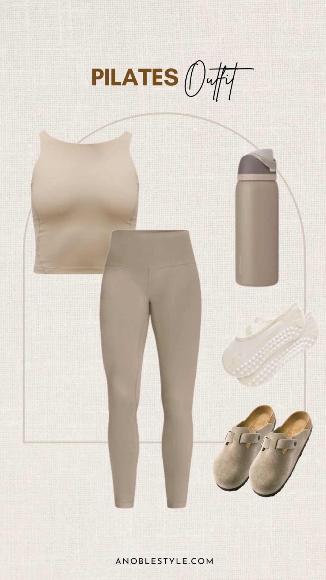 Outfit idea for Pilates class or running errands. Neutral everyday outfit for on the go.


Pilate princess, Pilates era, yoga outfit, gym clothes, workout clothes, Lululemon, grippy socks, owala, Birkenstock, athleisure

#LTKActive #LTKSaleAlert #LTKStyleTip