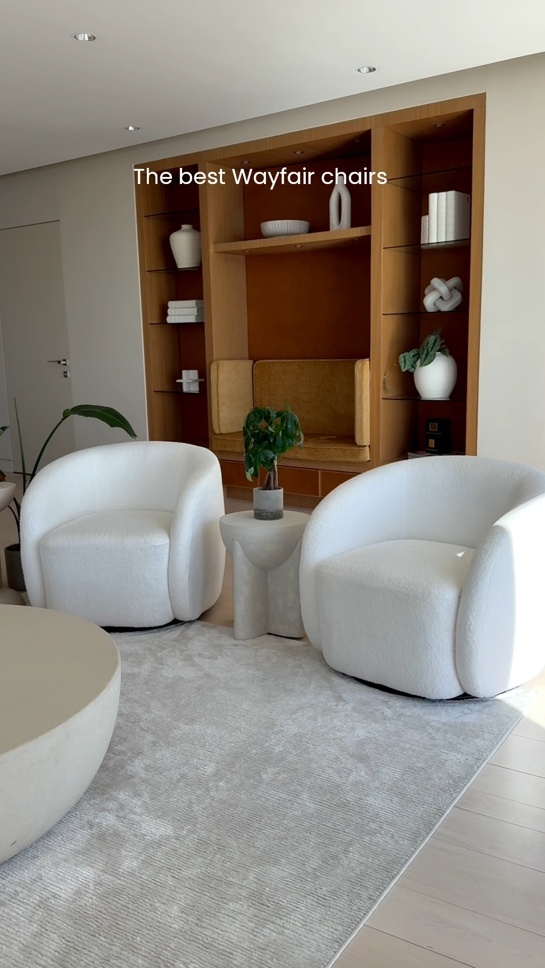 The best chairs ever from Wayfair! A white boucle accent chair is all you need! 

#LTKHome