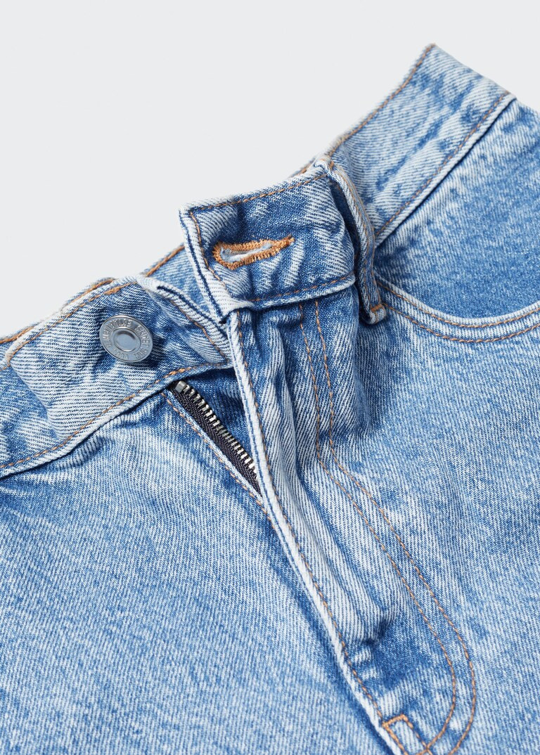High waist straight jeans | MANGO (US)