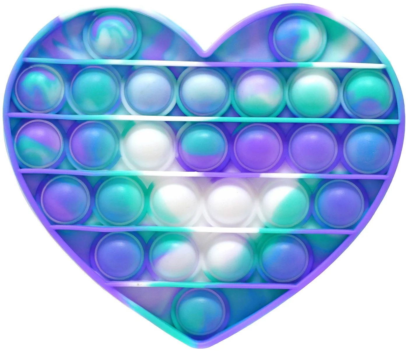 Bubble Poppers Heart Fidget Toy (Random Color) - Walmart.com | Walmart (US)