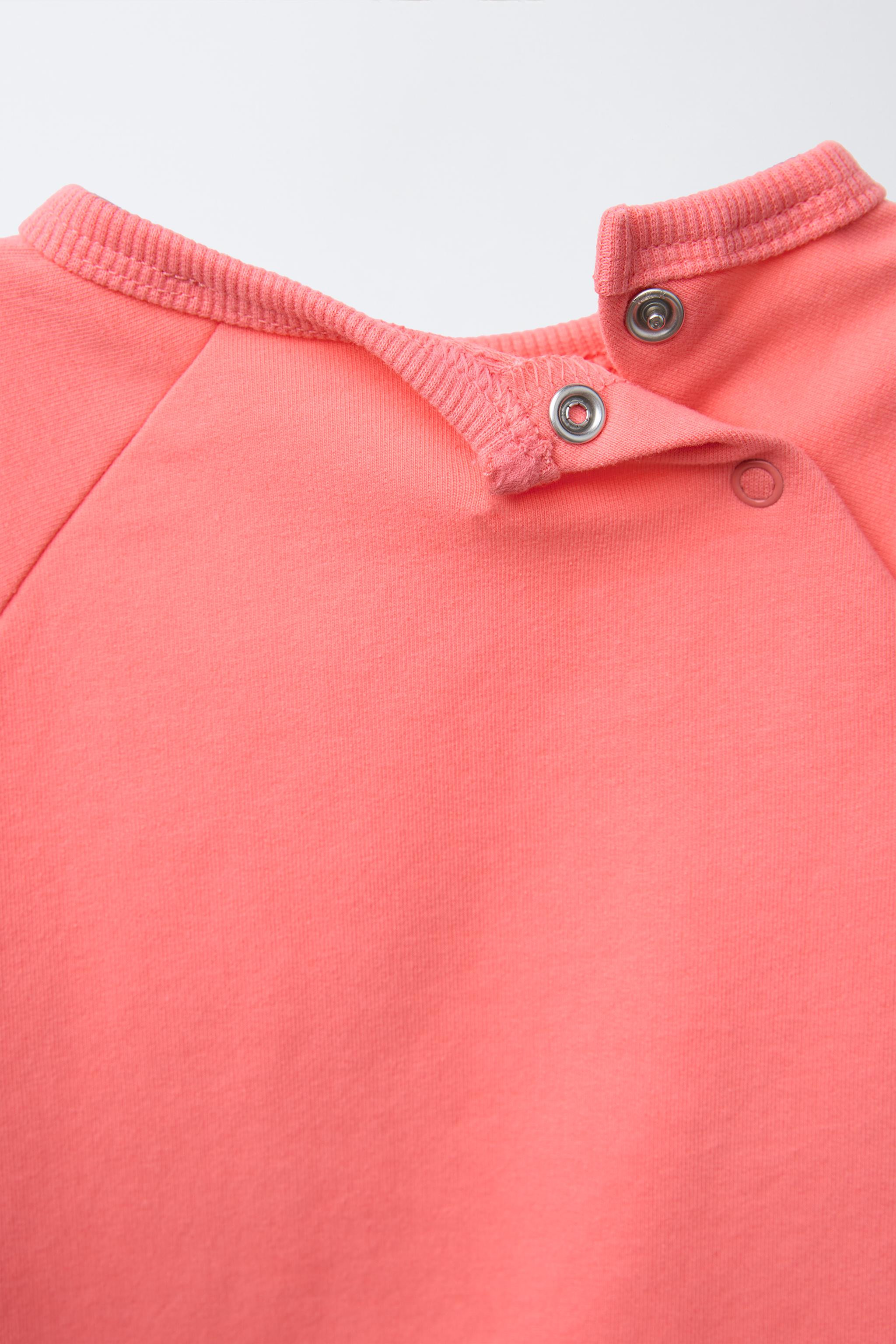 SWEATSHIRT AND SHORTS SET WITH LABEL | Zara US