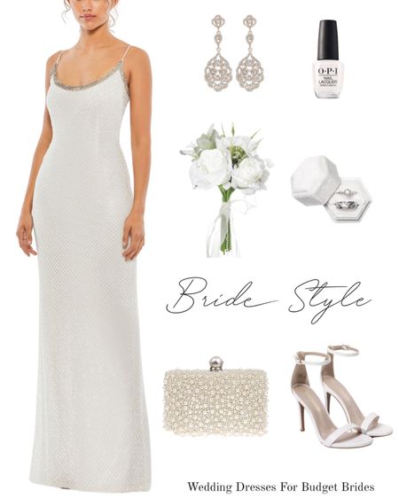 Wedding day outfit idea for the bride to be. 

#weddingdress #weddingshoes #weddingearrings #maxiwhitedress #rehearsaldinnerdress 

#LTKwedding #LTKstyletip #LTKSeasonal