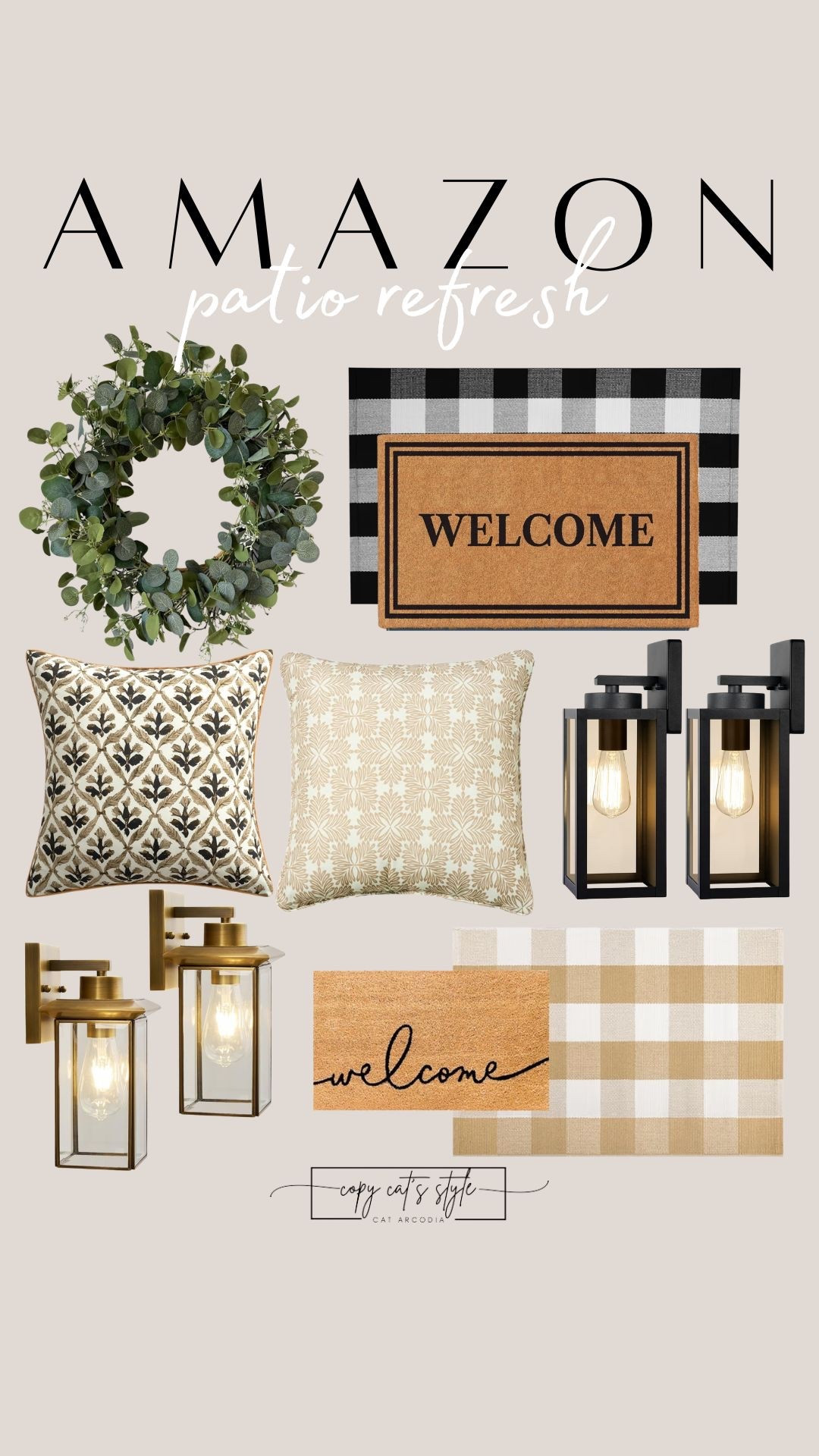 Patio refresh! Spring is the perfect time to update your front porch with these Amazon finds. Amazon patio, front porch ideas. 

#LTKHome #LTKSeasonal