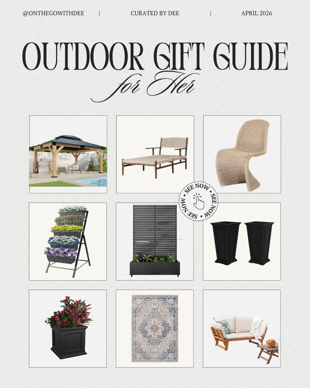 I'm gathering my wish list for outdoor furniture and accessories with @wayfair 

There are so many goodies I want, but need to narrow my list down what I actually need. ughh. 

If you're planning to upgrade your peaceful place, what item are buying? 

 #LTKdayinmylife #LTKSeasonal #LTKHome