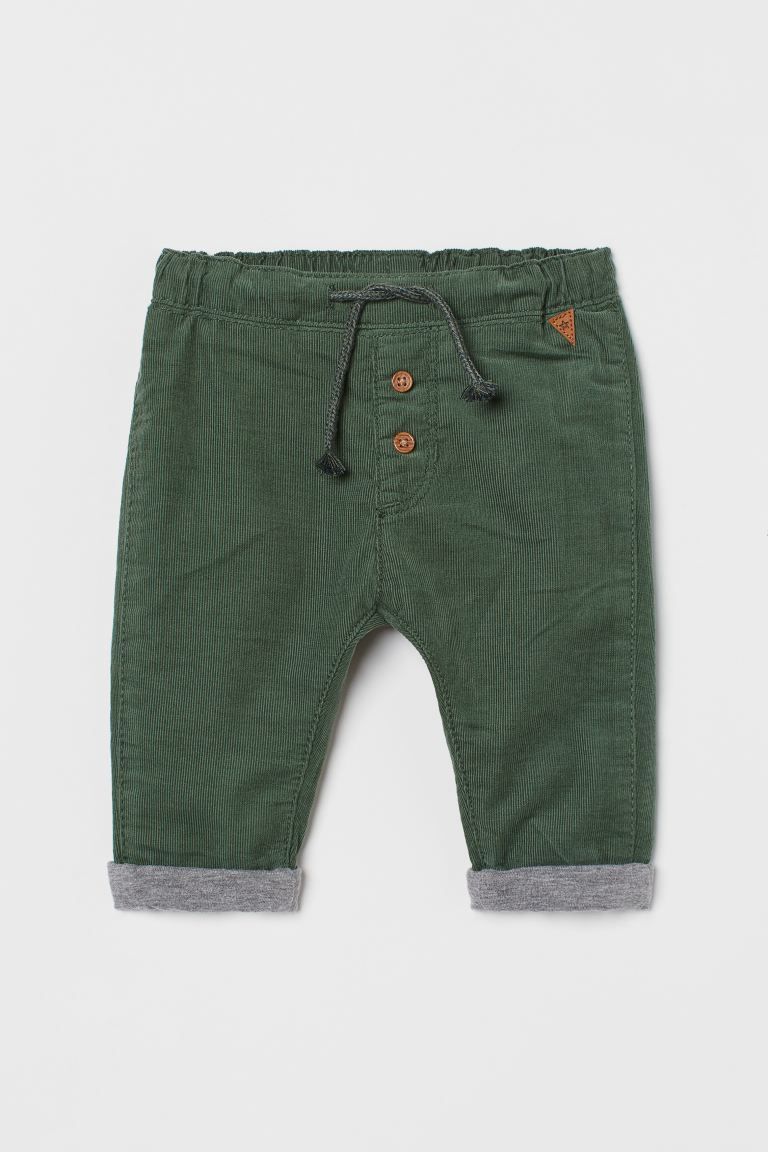 Fully Lined Corduroy Pants | H&M (US + CA)