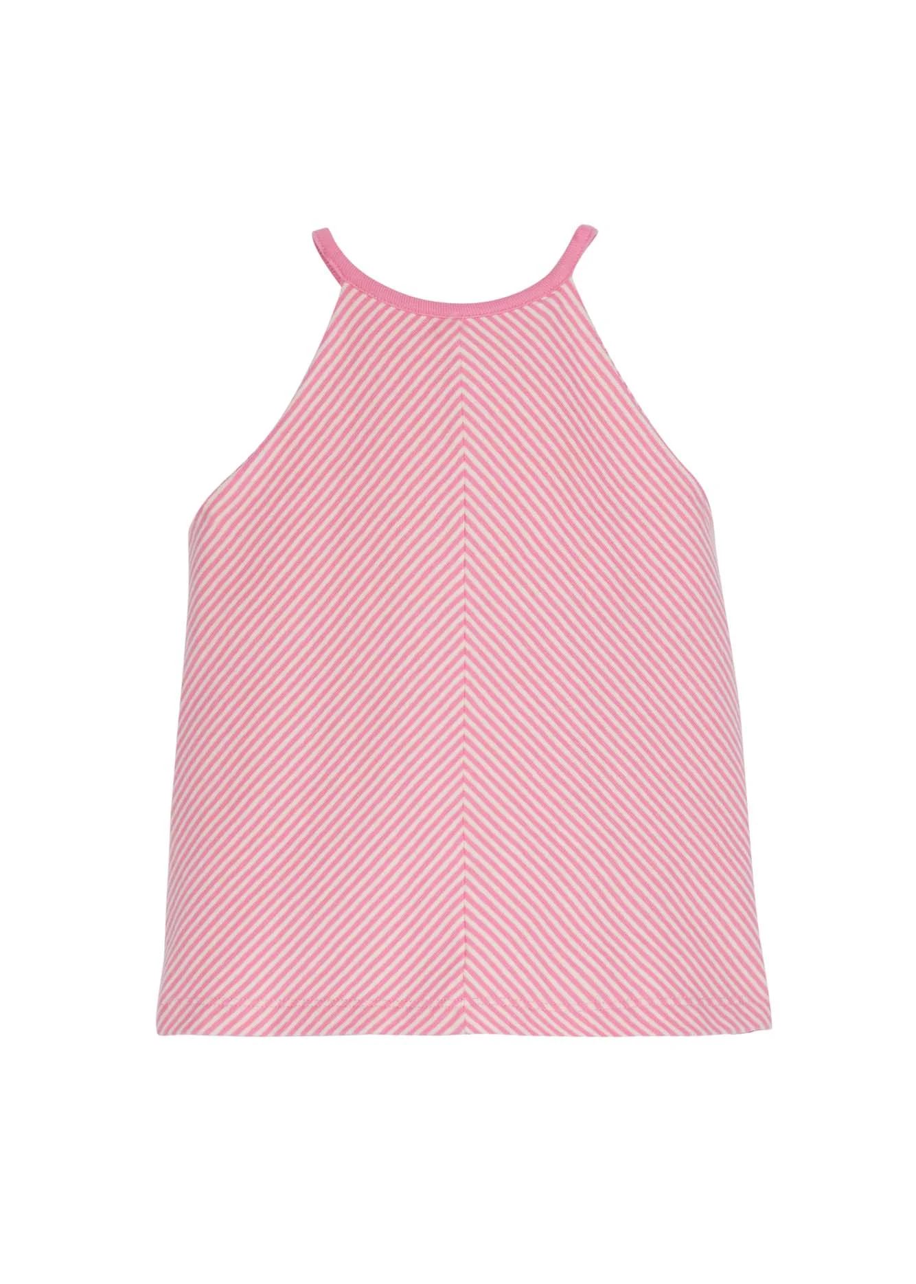 Mixed Stripe Halter - Pink | BISBY Kids