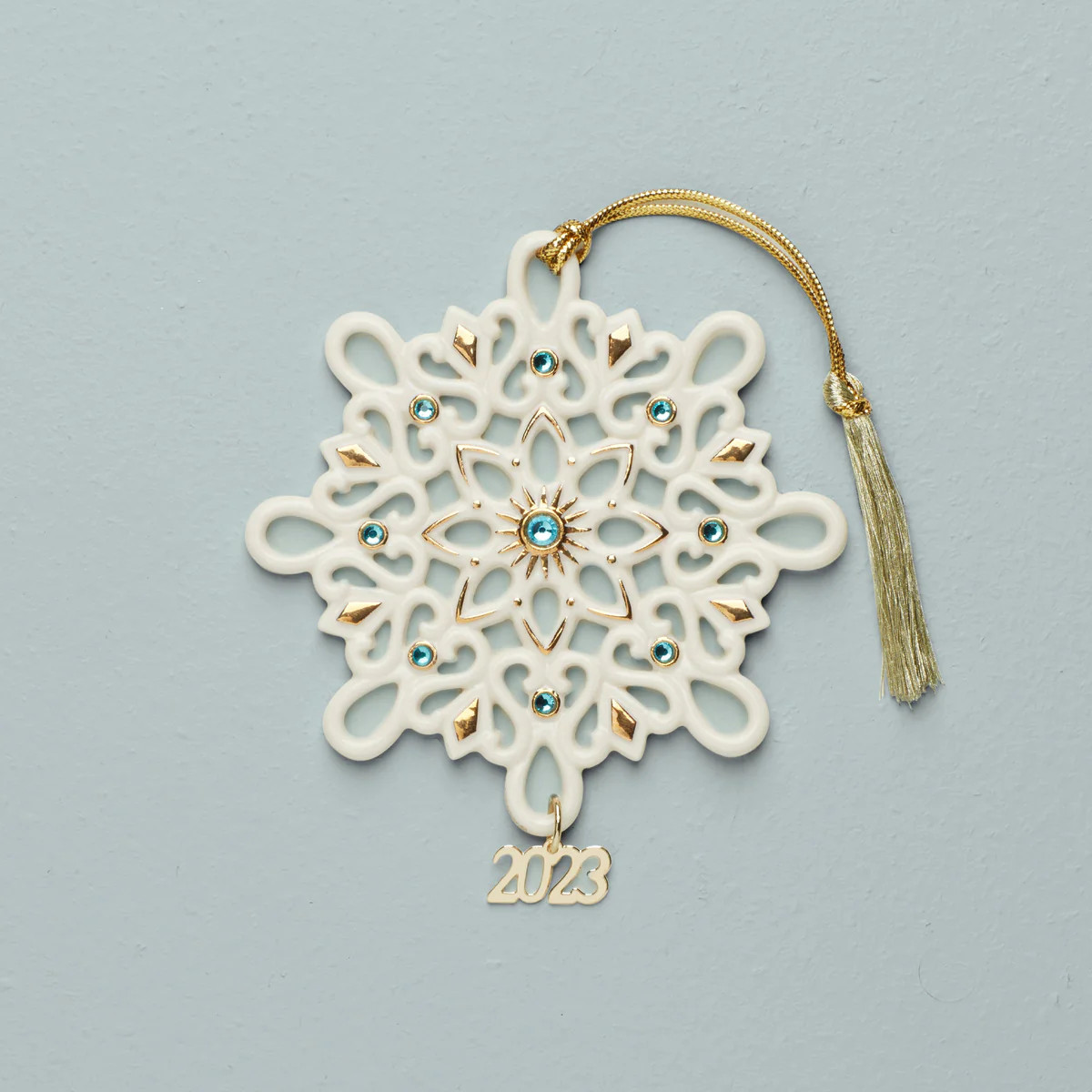 2023 Annual Gemmed Snowflake Ornament | Lenox