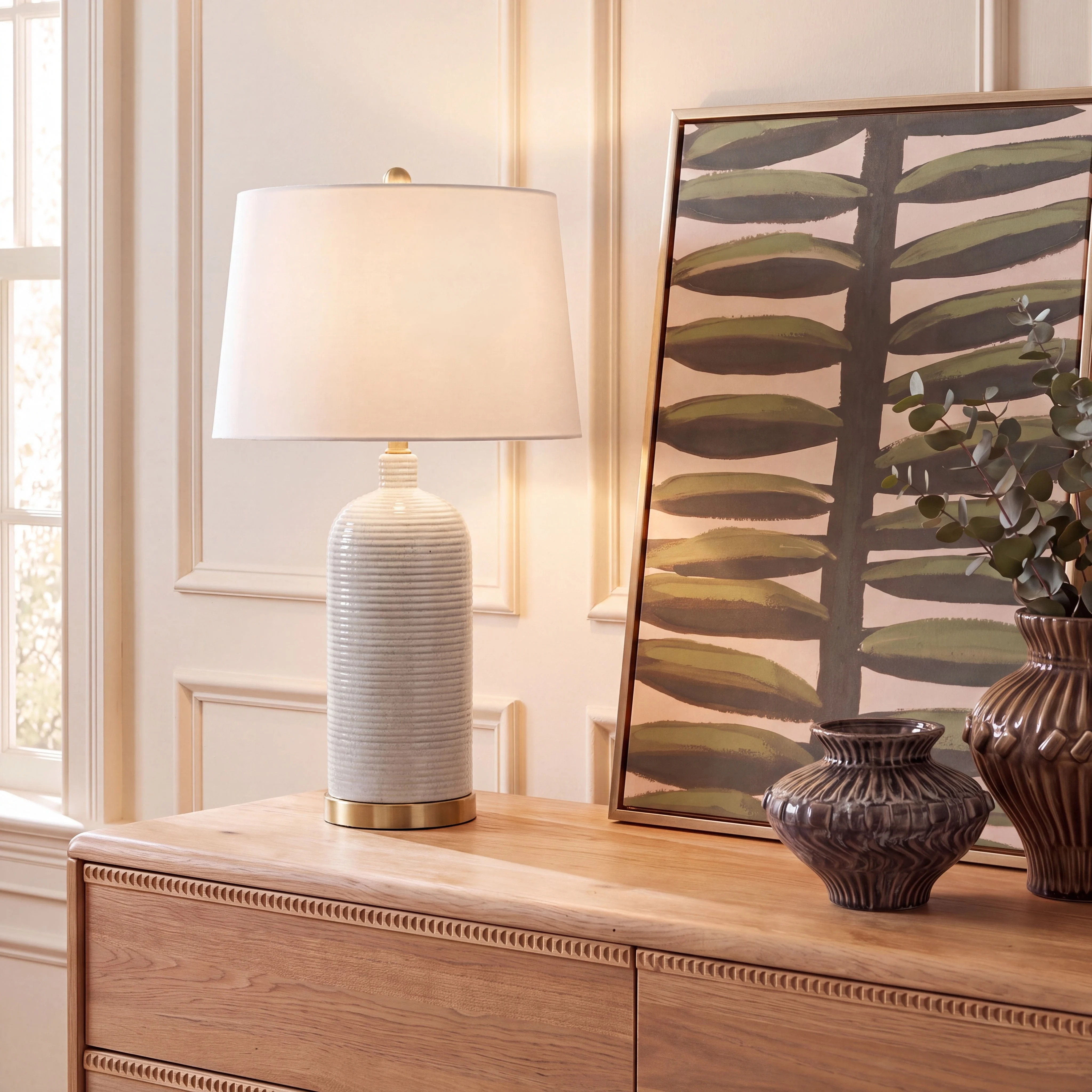 Sevan 27" Blue/Gold Table Lamp | Wayfair North America