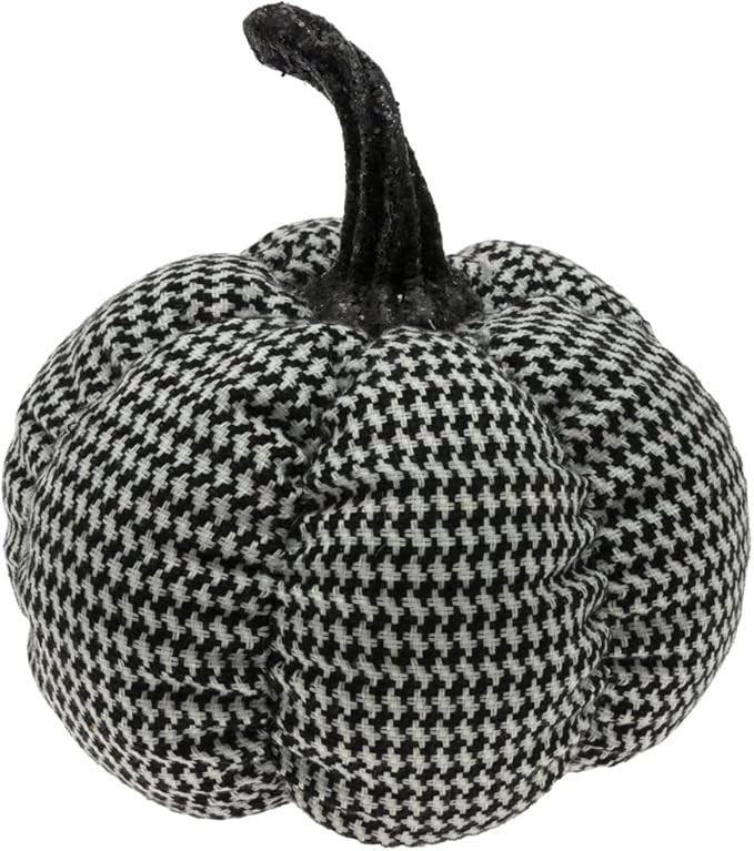 Boston International Fabric Pumpkin Autumn Fall Halloween Tabletop Decorations, 7 x 7-Inches, Eer... | Amazon (US)