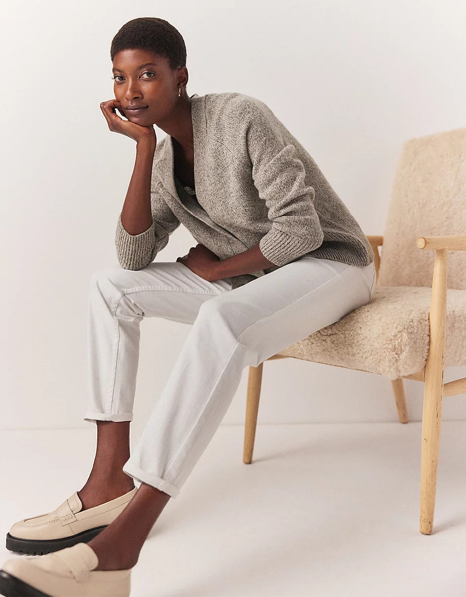 Eco-Wash Organic Cotton Brompton Jeans | The White Company UK & ROW