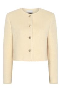 Cleo Wool Tweed Jacket Cashew | Marcela London
