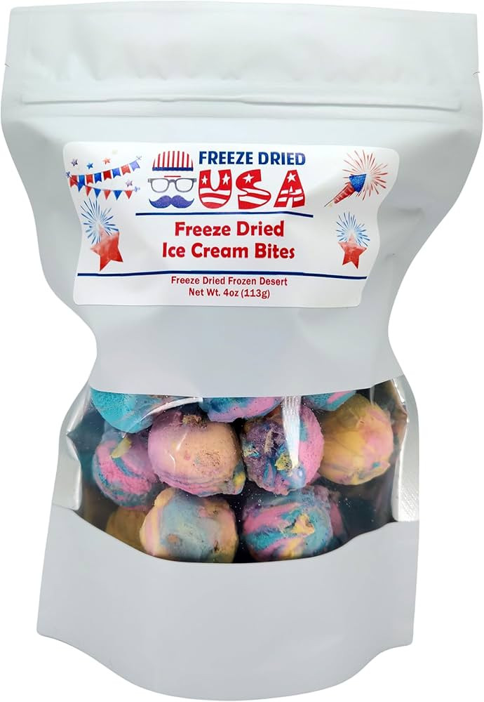 Unicorn Sparkle Freeze Dried Ice Cream Bites - 4oz | Amazon (US)