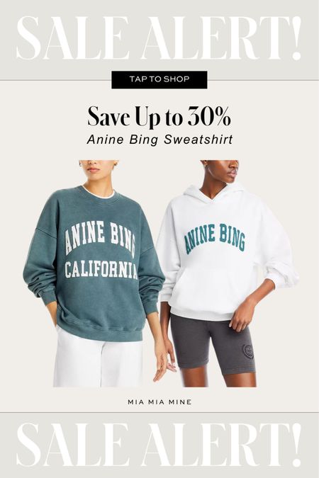 Bloomingdale’s spring sale
Anine bing hoodie on sale 
Aning bing sweatshirt on sale 

#LTKSeasonal #LTKstyletip #LTKsalealert
