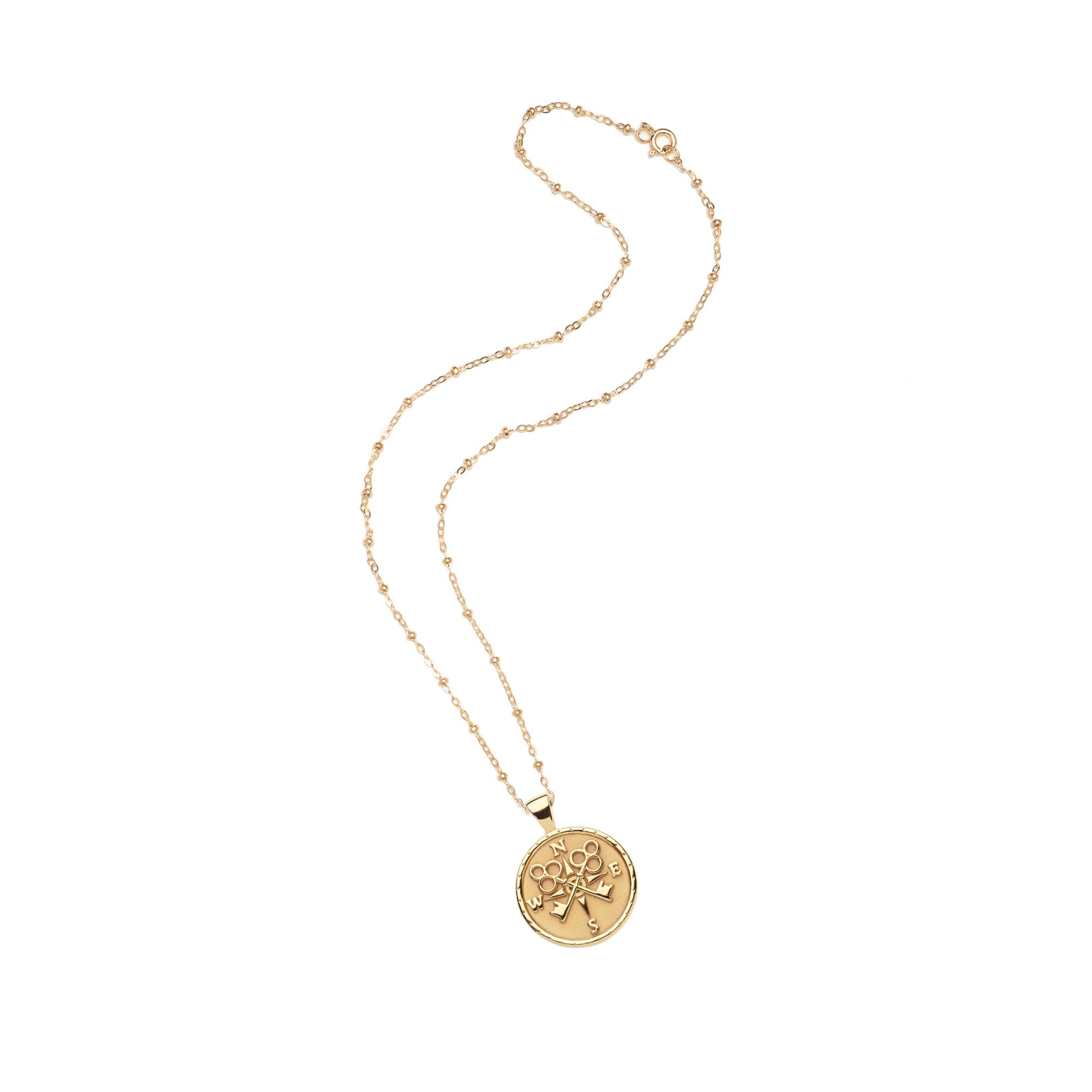 FOREVER JW Small Pendant Coin | Jane Win
