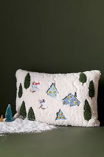 Snow Day Pillow | Anthropologie (US)