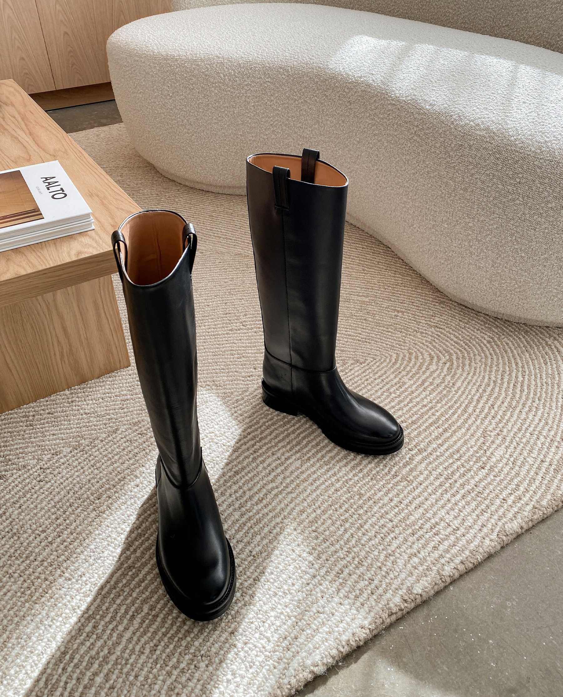 Frances Leather Black - Flattered | Flattered