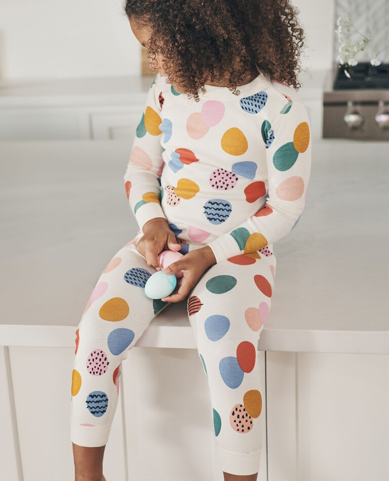 Easter Print Long John Pajama Set | Hanna Andersson