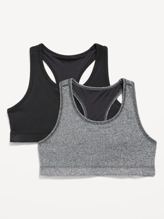 Racerback PowerPress Sports Bra 2-Pack for Girls | Old Navy (US)