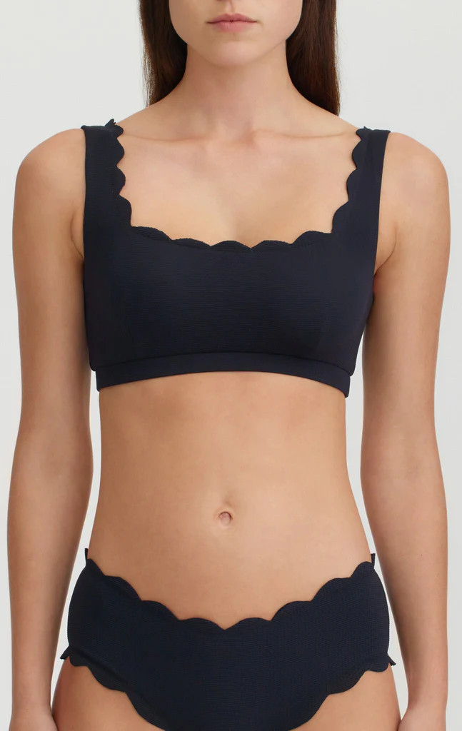 Palm Springs Top in Black | Marysia Swim