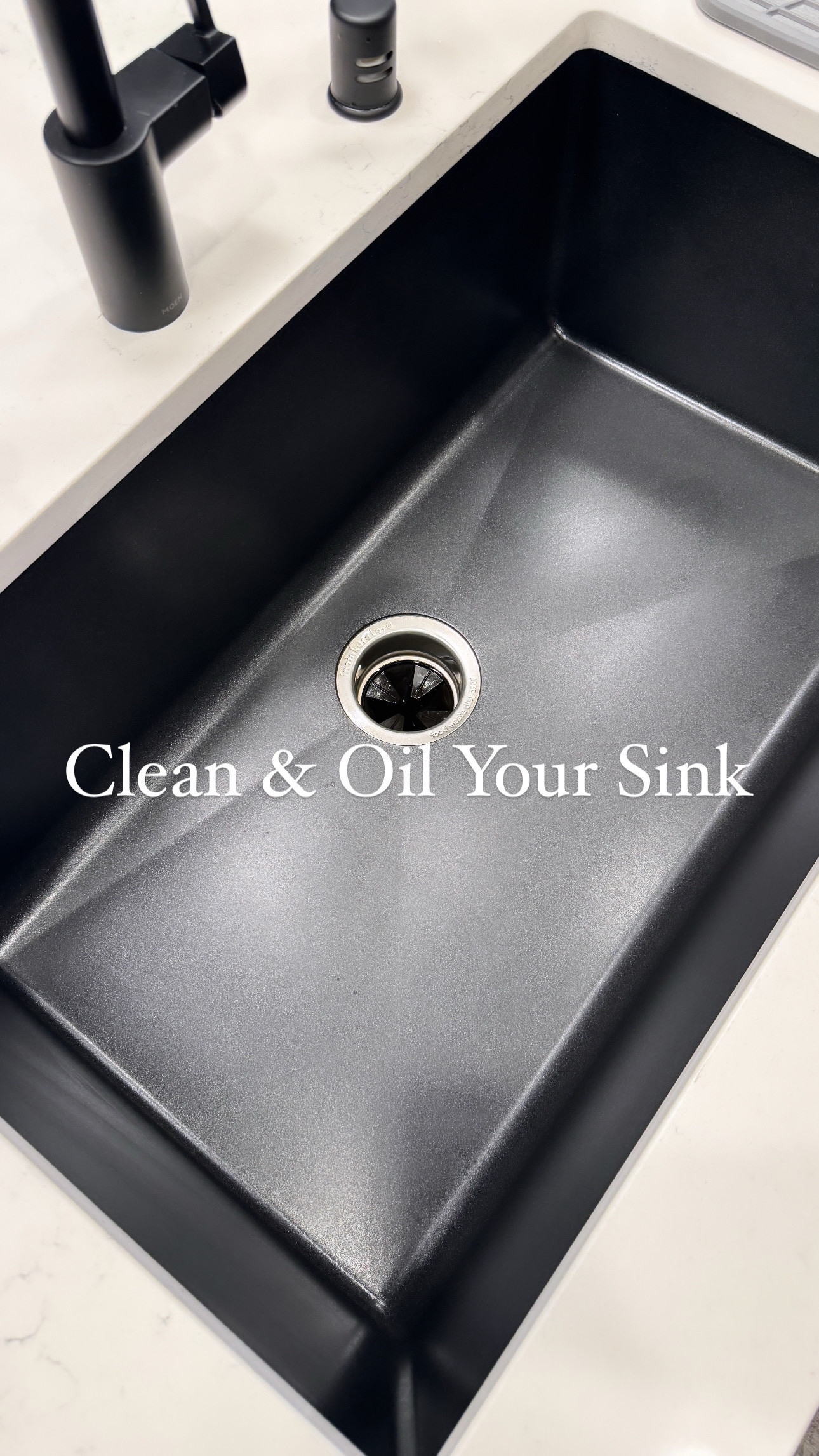 Sinks get DIRTY and start to look old and dull!!! I get it. I have a black sink, and just like anything black, it shows all the dirt, dust, and MESS!!!!!

I clean mine regularly and, get this, oil my sink, yes OIL, to maintain its shine and bring it back to life! 😮 Not only does oiling it make it look new, but it helps protect from staining from hard water and mineral deposits!

#LTKMostLoved #LTKHome #LTKWatchNow