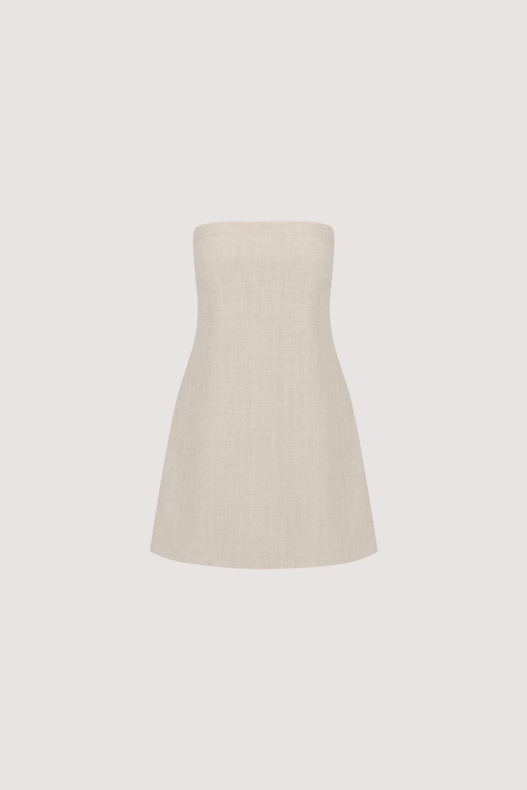 CYRUS NATURAL STRAPLESS TUNIC TOP | DISSH