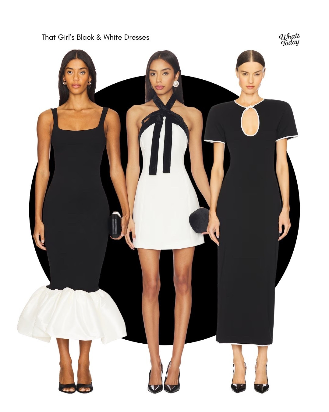 Timeless black and white style dresses with clean silhouettes and effortless elegance—perfect to wear for date nights, Valentine’s Day, and special evenings.

#LTKValentine #LTKootd #LTKWedding