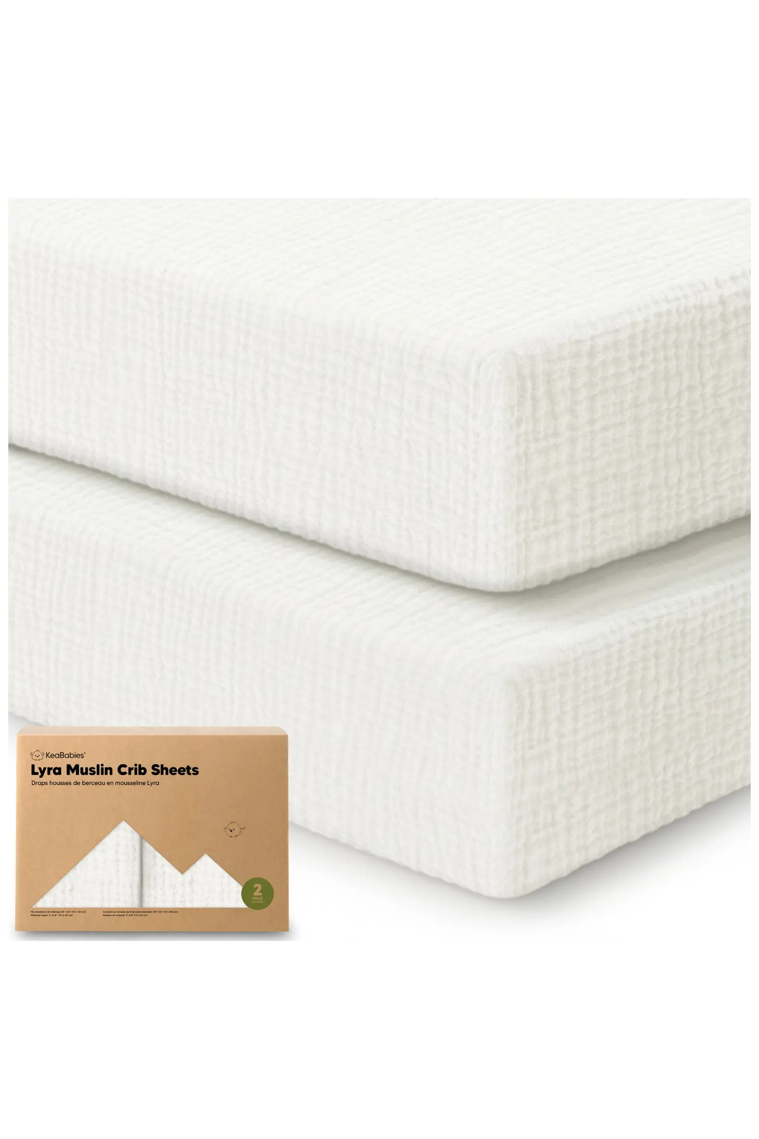 2-Pack Lyra Muslin Crib Sheets | Nordstrom | Nordstrom
