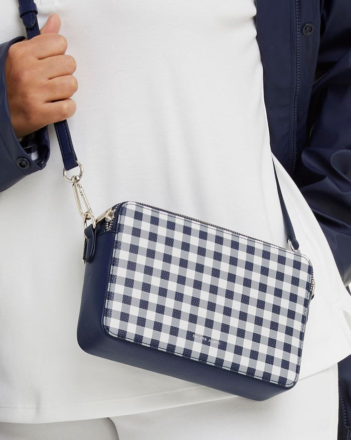 Dakota Camera Bag in Gingham | Draper James (US)
