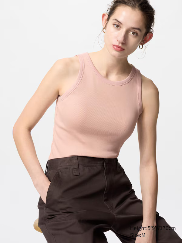 Ribbed Cropped Bra Top | UNIQLO (US)