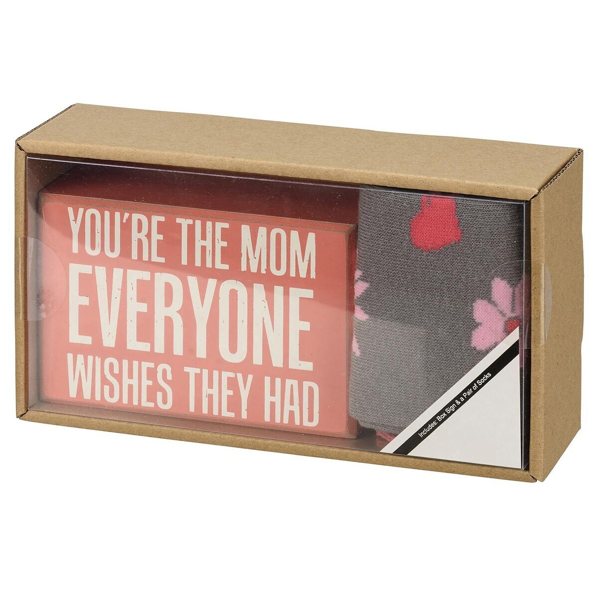 Mom Socks & Sign Set | Wilson Home Decor