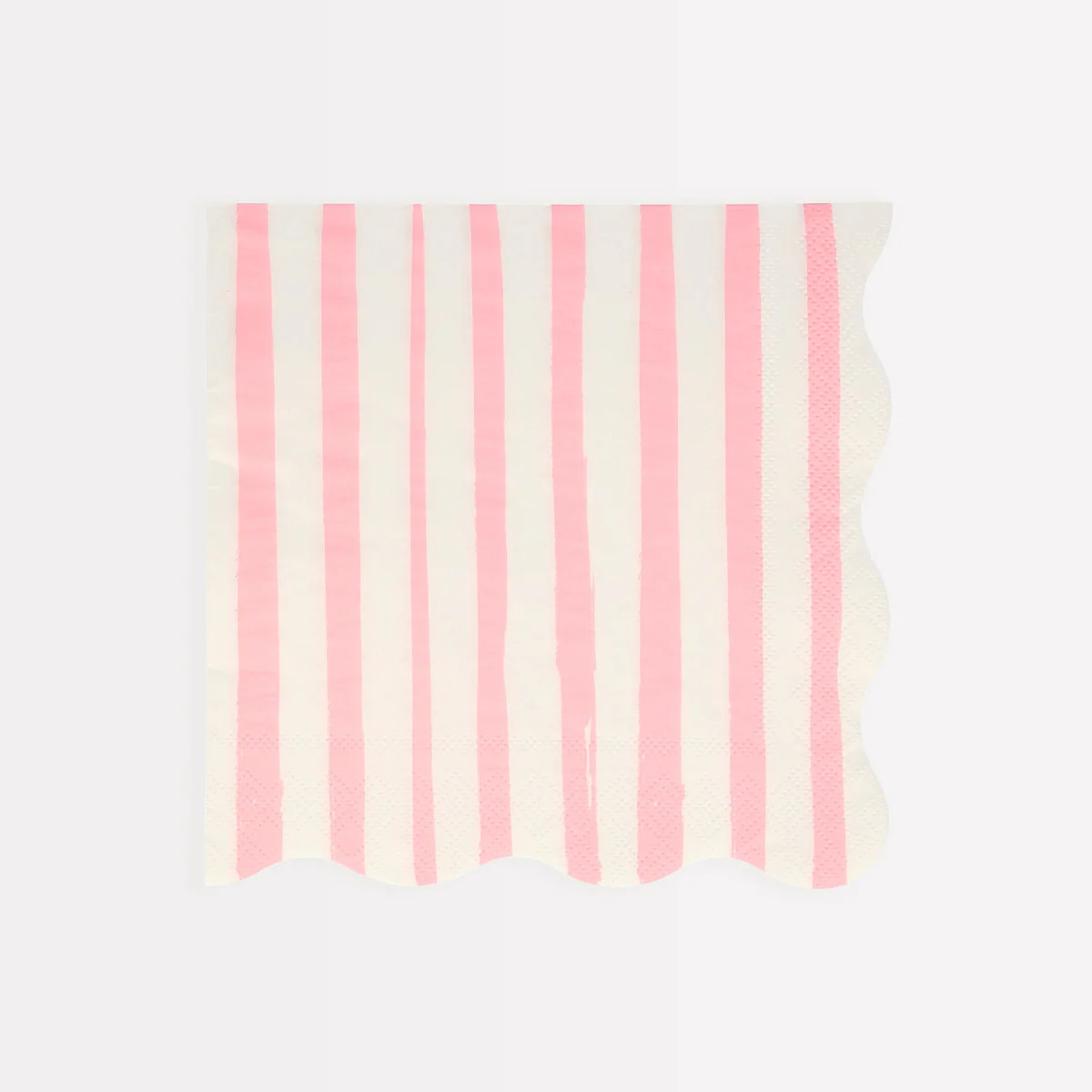 Pink Stripe Large Napkins (x 16) | Meri Meri