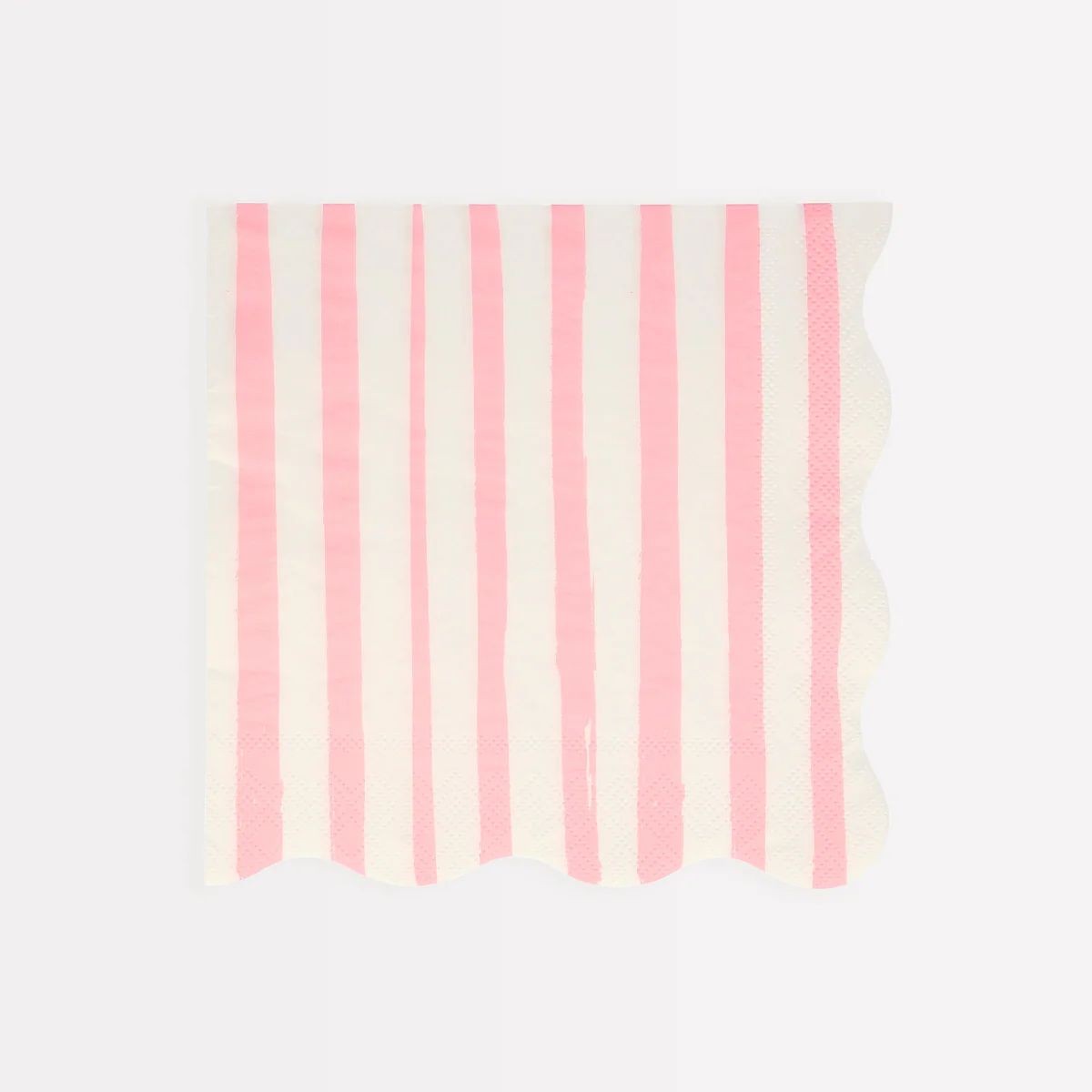 Pink Stripe Large Napkins (x 16) | Meri Meri