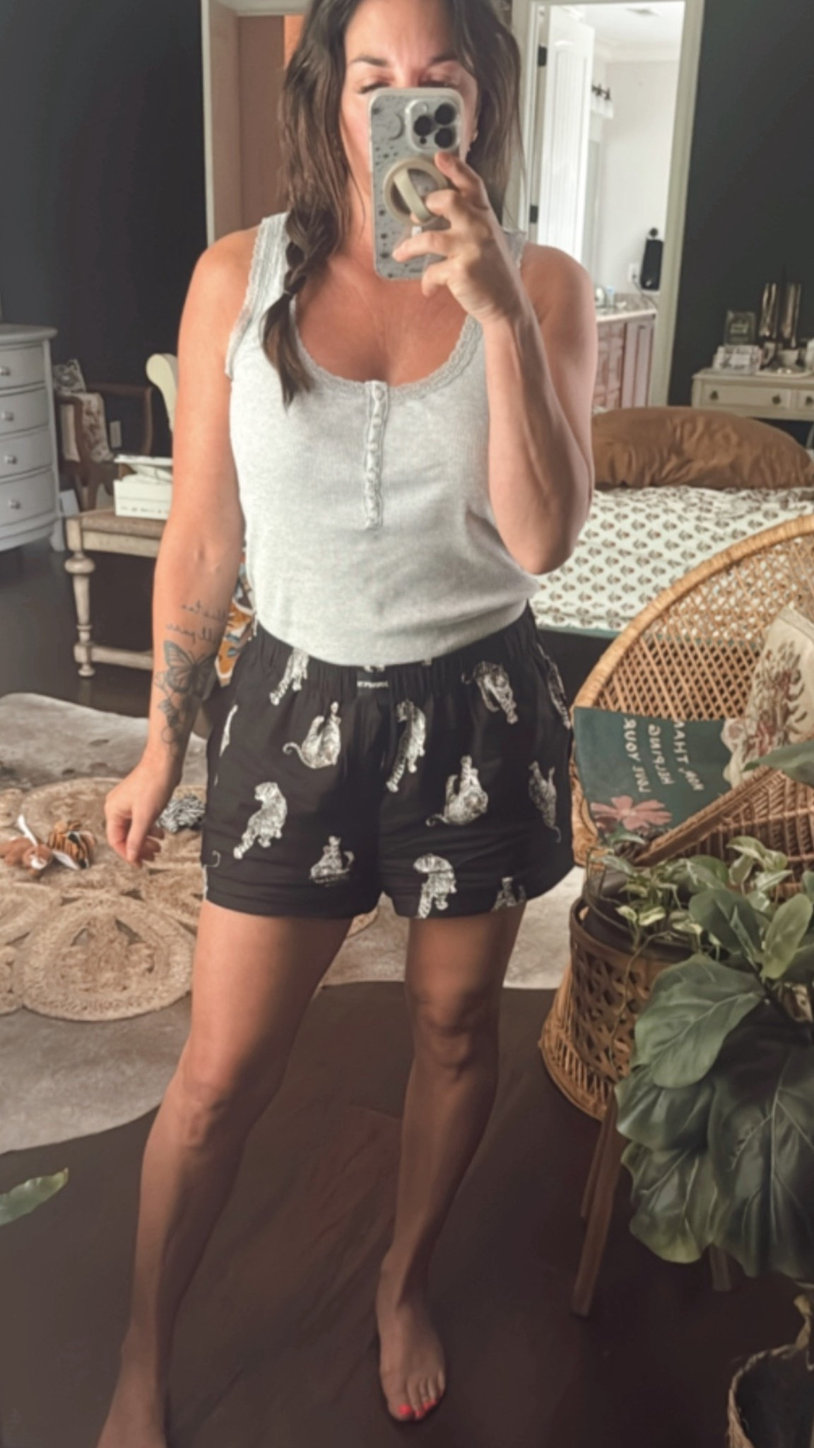 Cute inexpensive tiger “menopause” pajamas 

#LTKHome #LTKOver40 #LTKFindsUnder50