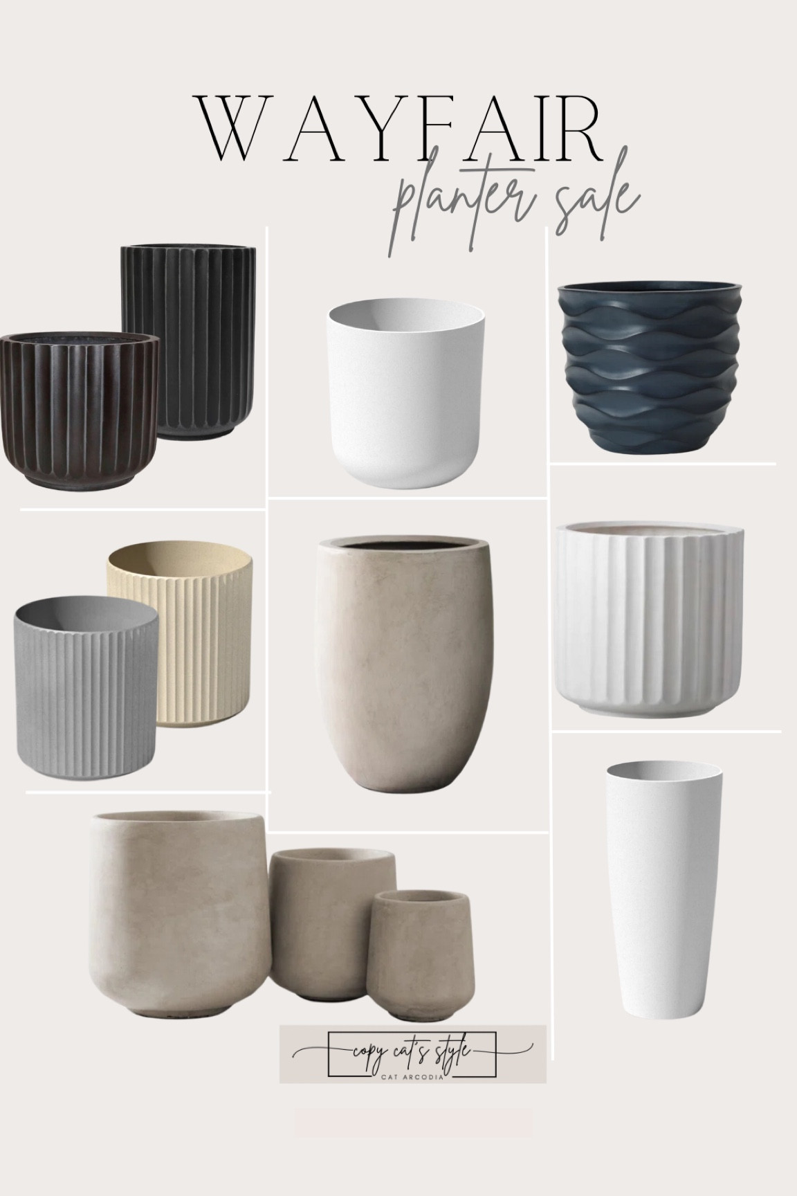 Wayfair Big Outdoor Sale, planters, outdoor planter, pots

#LTKSeasonal #LTKsalealert #LTKhome