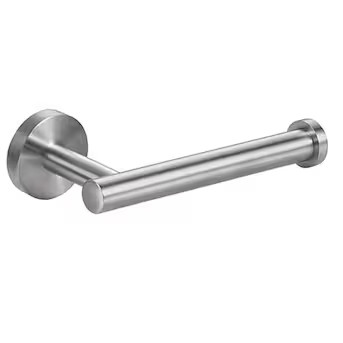 FORIOUS Brushed Nickel Wall Mount Single Post Toilet Paper Holder | Lowe's