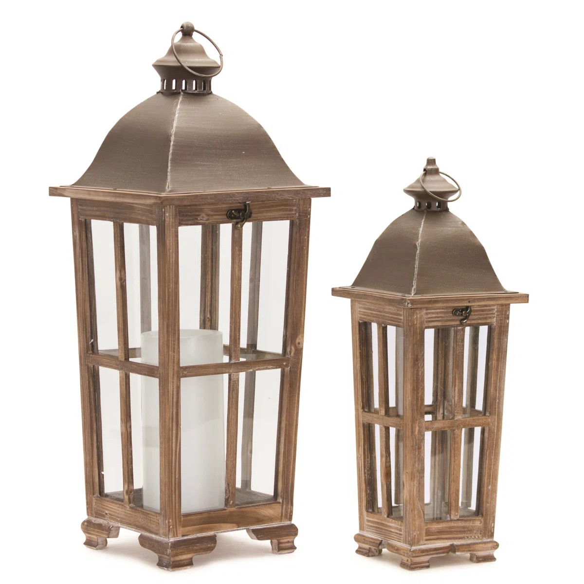 Williston Forge 2 Piece Floor Lantern Set & Reviews | Wayfair | Wayfair North America