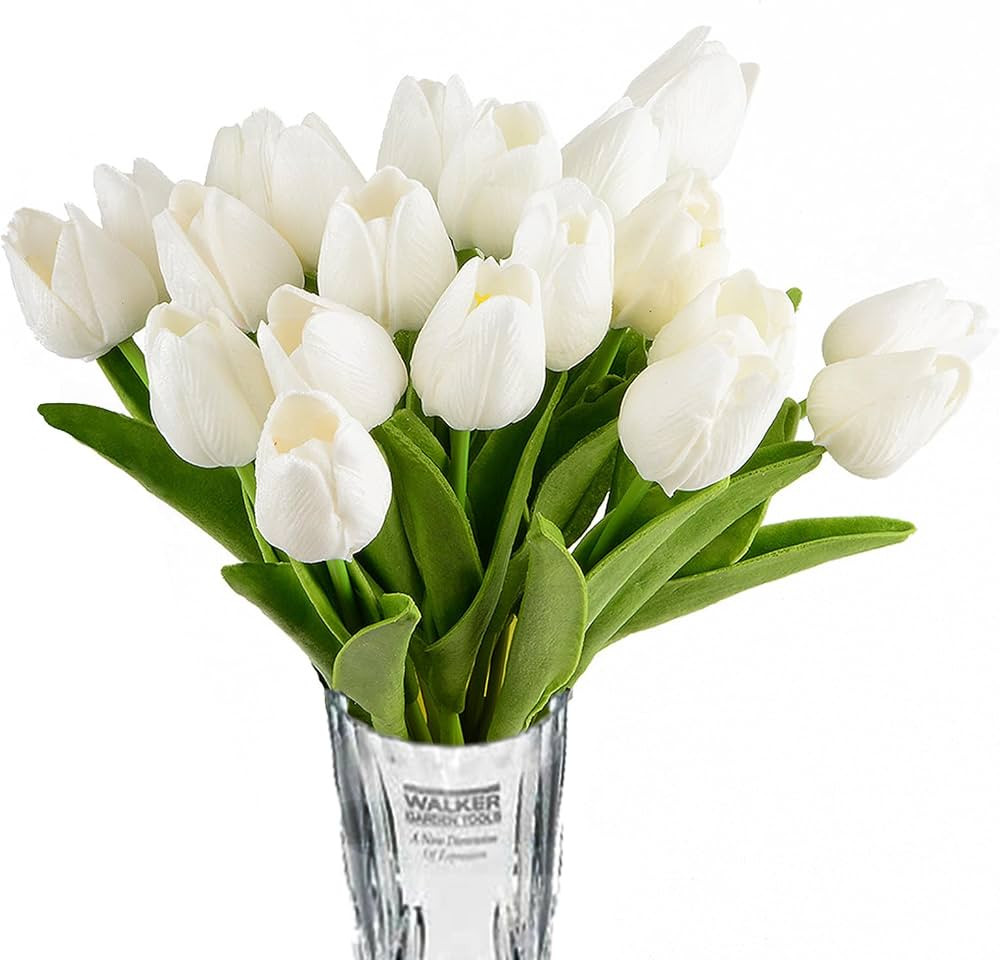 HoveBeaty Artificial Tulips Bridal Wedding Festival Decor Bouquet Real Touch PU Flower Bouquet Pa... | Amazon (CA)