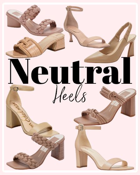 Neutral heels, sandals

#LTKFind #LTKSeasonal #LTKshoecrush