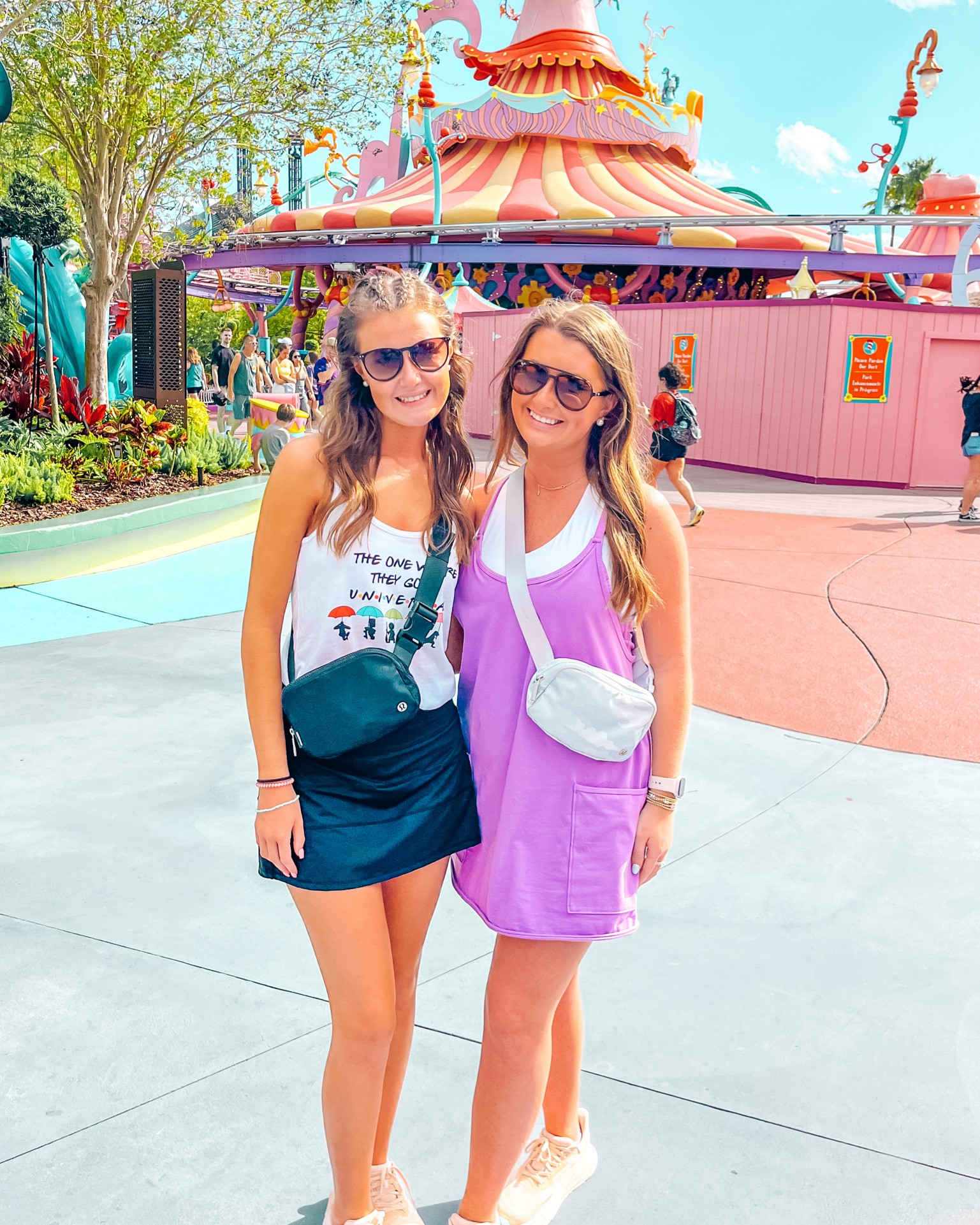 in love w this free people dress! i wore it all day in universal and it was so comfortable!💜