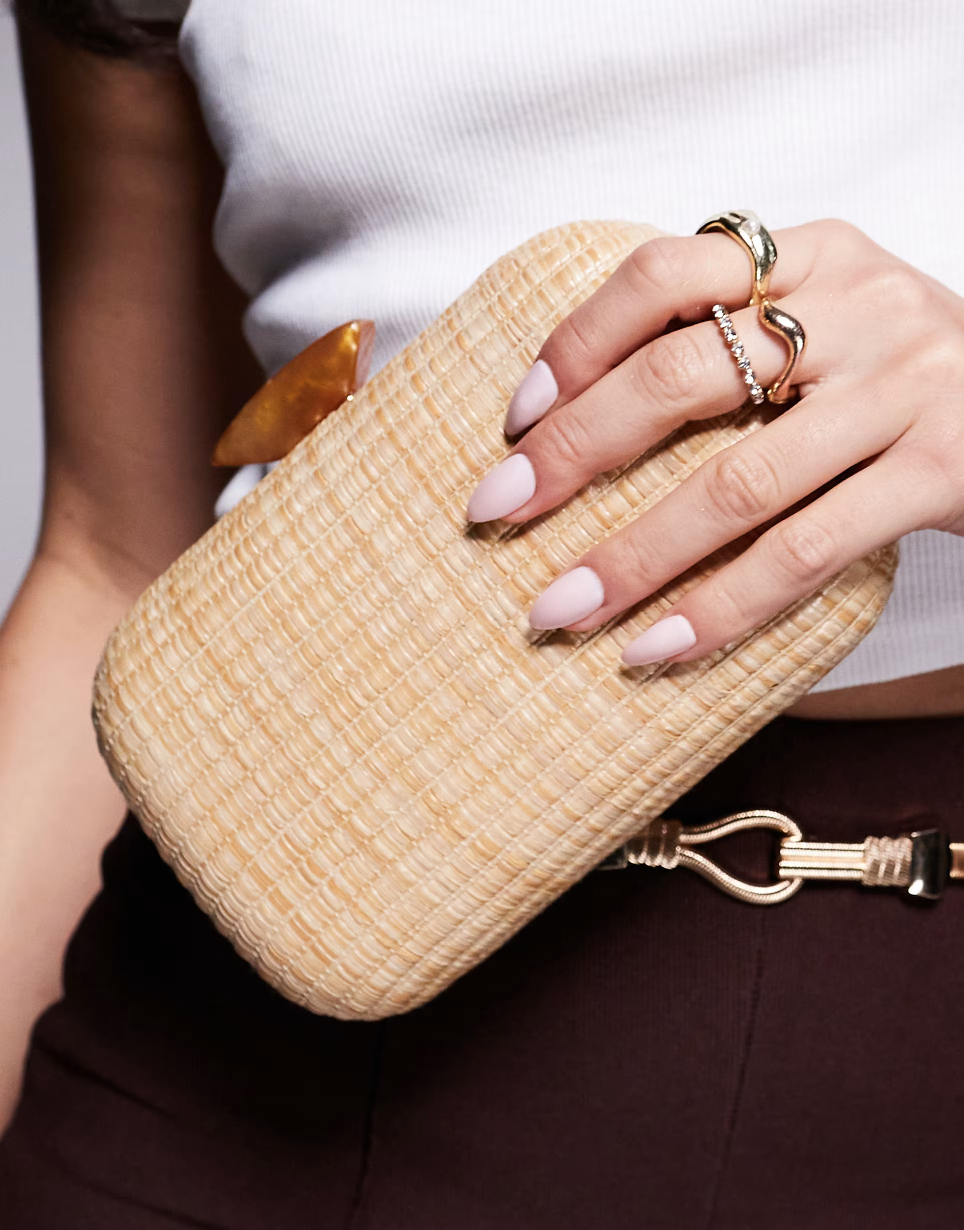 True Decadence straw box clutch bag in natural | ASOS (Global)