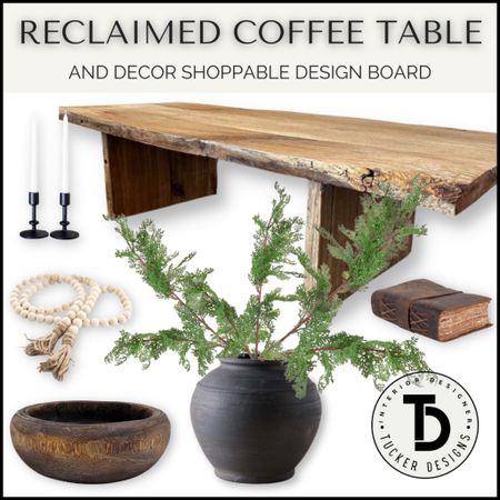 This stunning reclaimed wood coffee table is the perfect piece to add to your home decor. Although it has a rustic vibe, it complements a variety of styles. Pair it with these decorative items to complete the look! 

#reclaimedwood #rusticcoffeetable #coffeetabledecor

#LTKhome