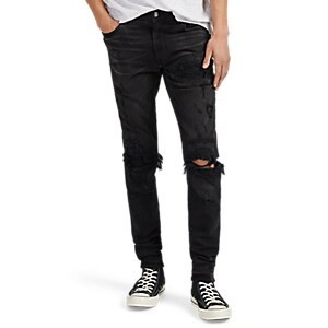 AMIRI Men's Rip & Repair Detailed Slim Jeans - Black Size 31 | Barneys New York (Global)